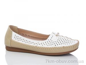 купить оптом Leguzaza 910 white-beige батал