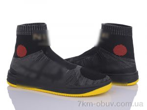 купить оптом Obuvok 1896 black-yellow