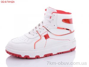 купить оптом QQ shoes BK72 white-red