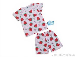 купить Kids-modnik 261920 комплект футболка-шорти рожево-червоний оптом
