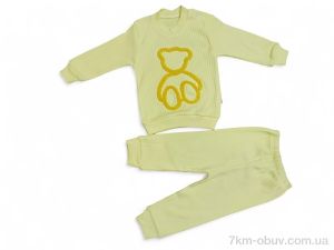 купить Kids-modnik 005 жовтий батнік-штани оптом