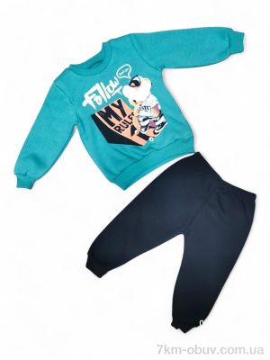 купить Kids-modnik 4480 зелений реглан-штани оптом