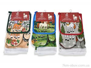 купить Obuvok 3203 набір для кухні прихватки+рушник mix оптом