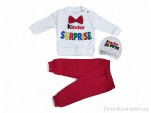 купить Kids-modnik 5886 білий батнік-штани з шапочкою оптом