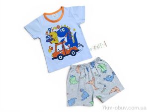 купить Kids-modnik 261920 комплект футболка-шорти блакитний оптом