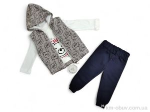 купить Kids-modnik 3210 бежевий жилетка-реглан-штани оптом