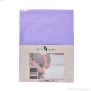 купить оптом NOVA VIDNOVA 01-1 Простирало ТРИКОТАЖНЕ (160x200)+дві наволочки(50x70) фіолетовий