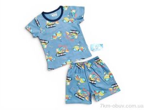 купить Kids-modnik 261920 комплект футболка-шорти бірюзовий оптом