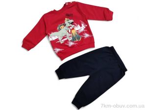 купить Kids-modnik 2657 червоний батнік-штани оптом