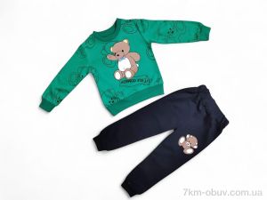 купить Kids-modnik 3258 зелений батнік-штани оптом