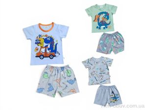 купить Kids-modnik 2619 комплект футболка-шорти mix (110) оптом
