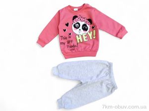 купить оптом Kids-modnik 2596 кораловий батнік-штани