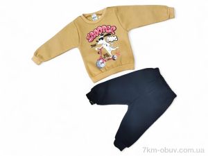 купить Kids-modnik 43627 гірчичний реглан-штани оптом