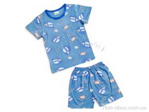 купить Kids-modnik 2620 комплект футболка-шорти синій оптом