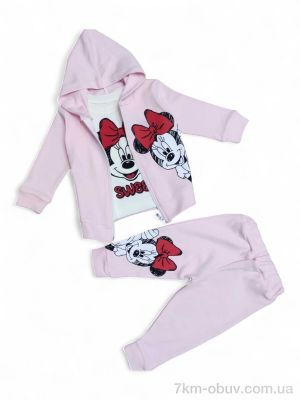 купить Kids-modnik 23536 св.рожевий костюм-трійка оптом