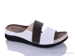 купить Sali-2 203-43 білий-т.корич. оптом