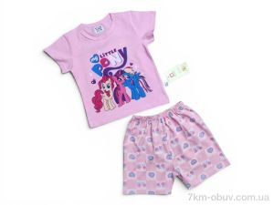 купить Kids-modnik 261920 комплект футболка-шорти рожевий оптом