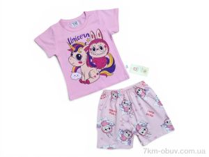 купить Kids-modnik 261920 комплект футболка-шорти рожевий оптом