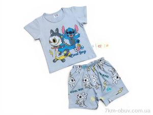 купить Kids-modnik 261920 комплект футболка-шорти св.сірий оптом