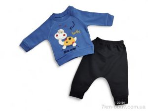 купить Kids-modnik 626 синій батнік-штани оптом
