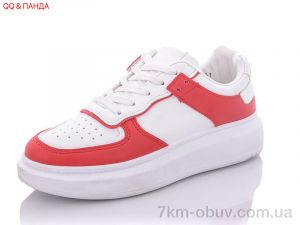 купить оптом QQ shoes BK61 white-red