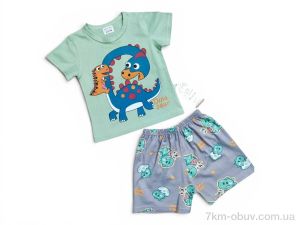 купить Kids-modnik 261920-1 комплект футболка-шорти зелений оптом