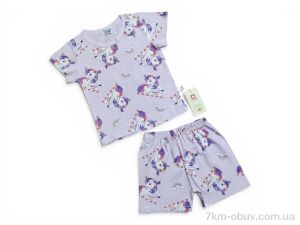 купить Kids-modnik 261920 комплект футболка-шорти св.бузковий оптом
