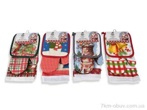 купить Obuvok 3202 набір для кухні прихватки+рушник mix оптом