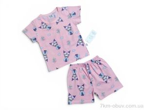 купить Kids-modnik 261920 комплект футболка-шорти св.рожевий оптом