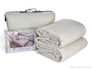 купить Obuvok 23312 Єврокомплект 2ковдри(літо.зима) 200x230beige оптом