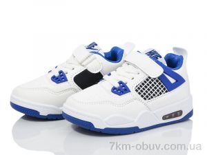 купить оптом Ok Shoes 1101 white-blue