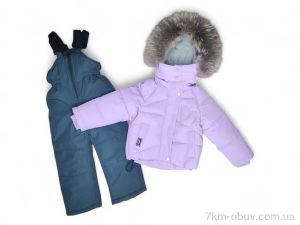 купить Kids-modnik 3215 куртка-напівкомбінезон бузковий оптом