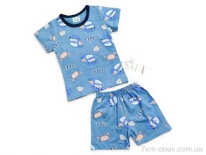 купить Kids-modnik 2619 комплект футболка-шорти краб синій оптом
