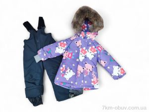 купить Kids-modnik 2330 бузковий напівкомбінезон-куртка оптом