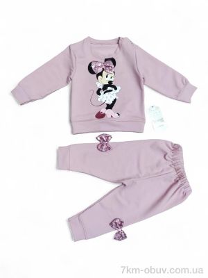 купить Kids-modnik 8507 пудровий батнік-штани оптом