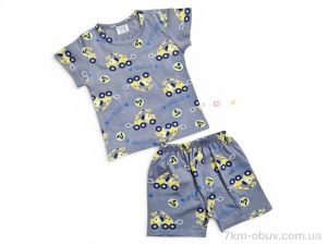 купить Kids-modnik 2619-1 комплект футболка-шорти т.сірий оптом