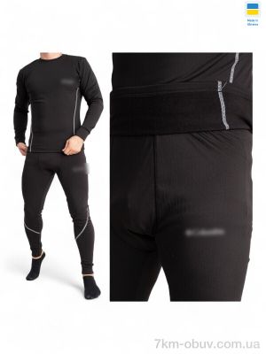купить оптом Sport style Чоловіча термо білизна чорний (M-2XL)