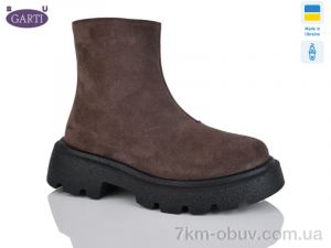 купить Garti 6725 корич замш хутро оптом