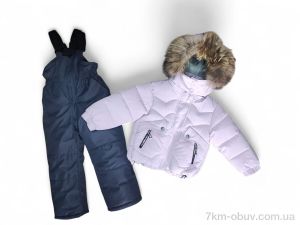 купить Kids-modnik 3211 куртка-напівкомбінезон св.бузковий оптом