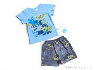 купить Kids-modnik 261920 комплект футболка-шорти блакитно-синій оптом