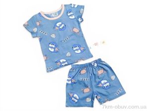 купить Kids-modnik 2619 комплект футболка-шорти синій оптом