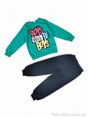 купить Kids-modnik 43696 зелений реглан-штани оптом