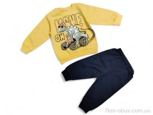купить Kids-modnik 2626 жовтий батнік-штани оптом