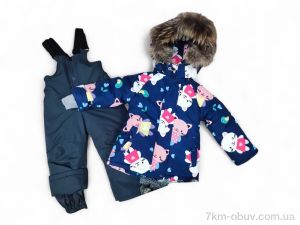 купить Kids-modnik 2330 т.синій напівкомбінезон-куртка оптом