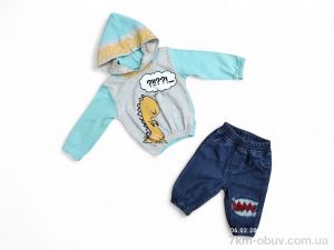 купить Kids-modnik 701 блакитний батнік-штани оптом