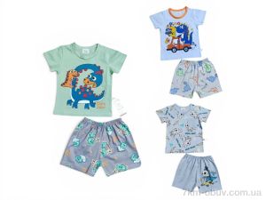 купить Kids-modnik 2619-1 комплект футболка-шорти mix (90) оптом