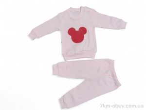 купить Kids-modnik 009 персиковий батнік-штани оптом