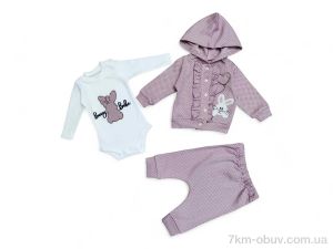 купить Kids-modnik 228 т.пудра боді-трійка оптом