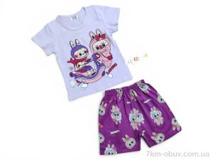 купить Kids-modnik 2619-1 комплект футболка-шорти бузковий оптом