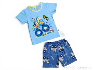 купить Kids-modnik 2620 комплект футболка-шорти блакитний оптом